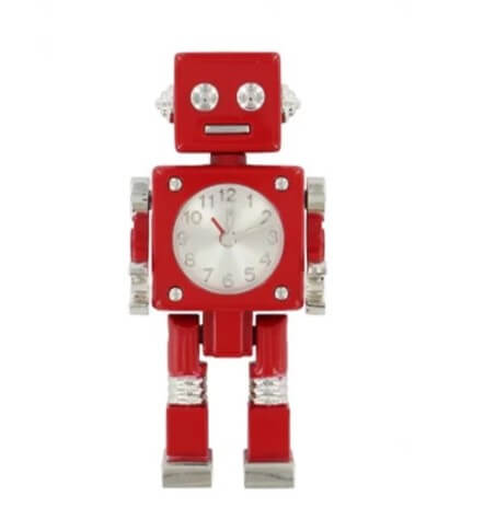 stationary robot clock