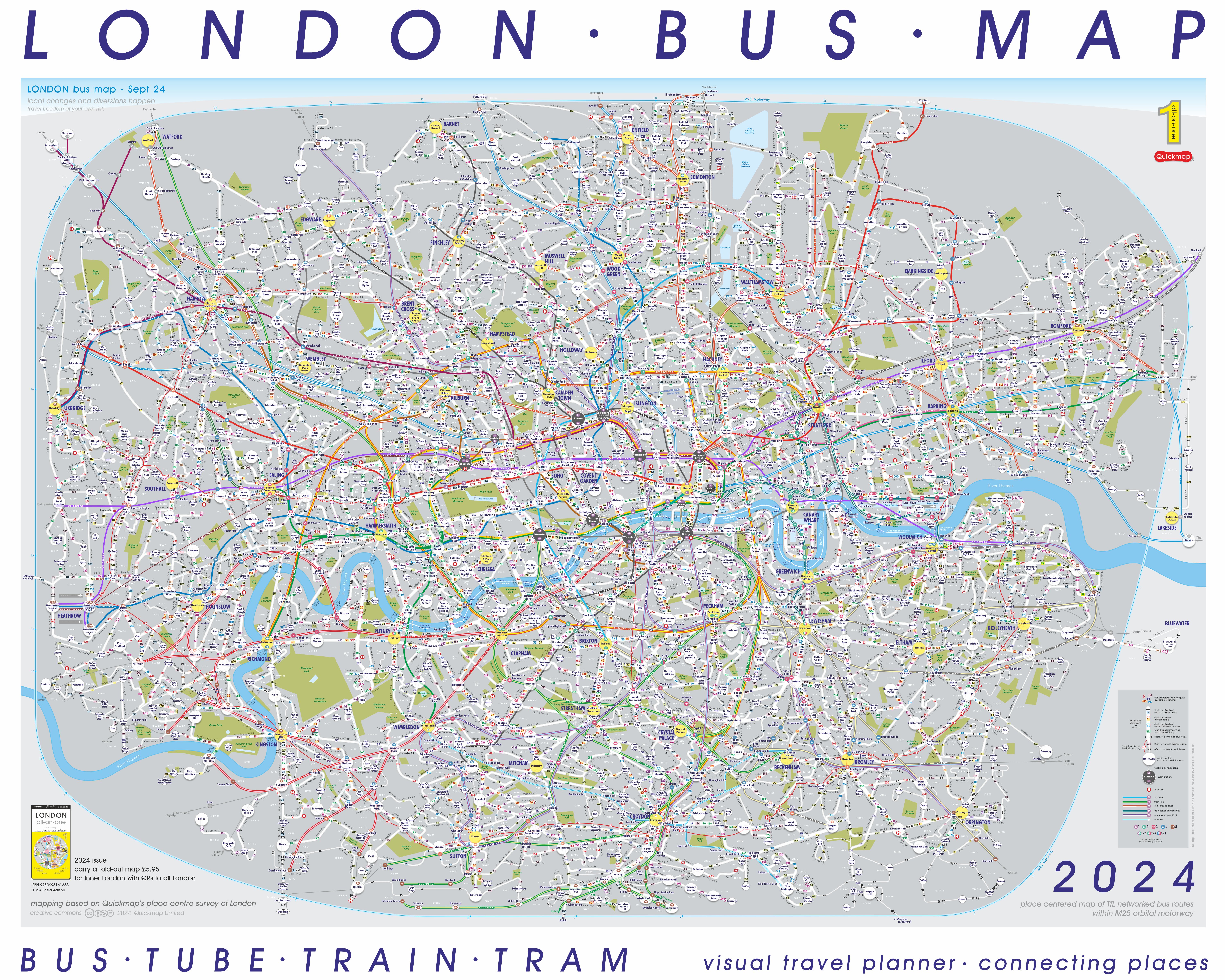 london bus map