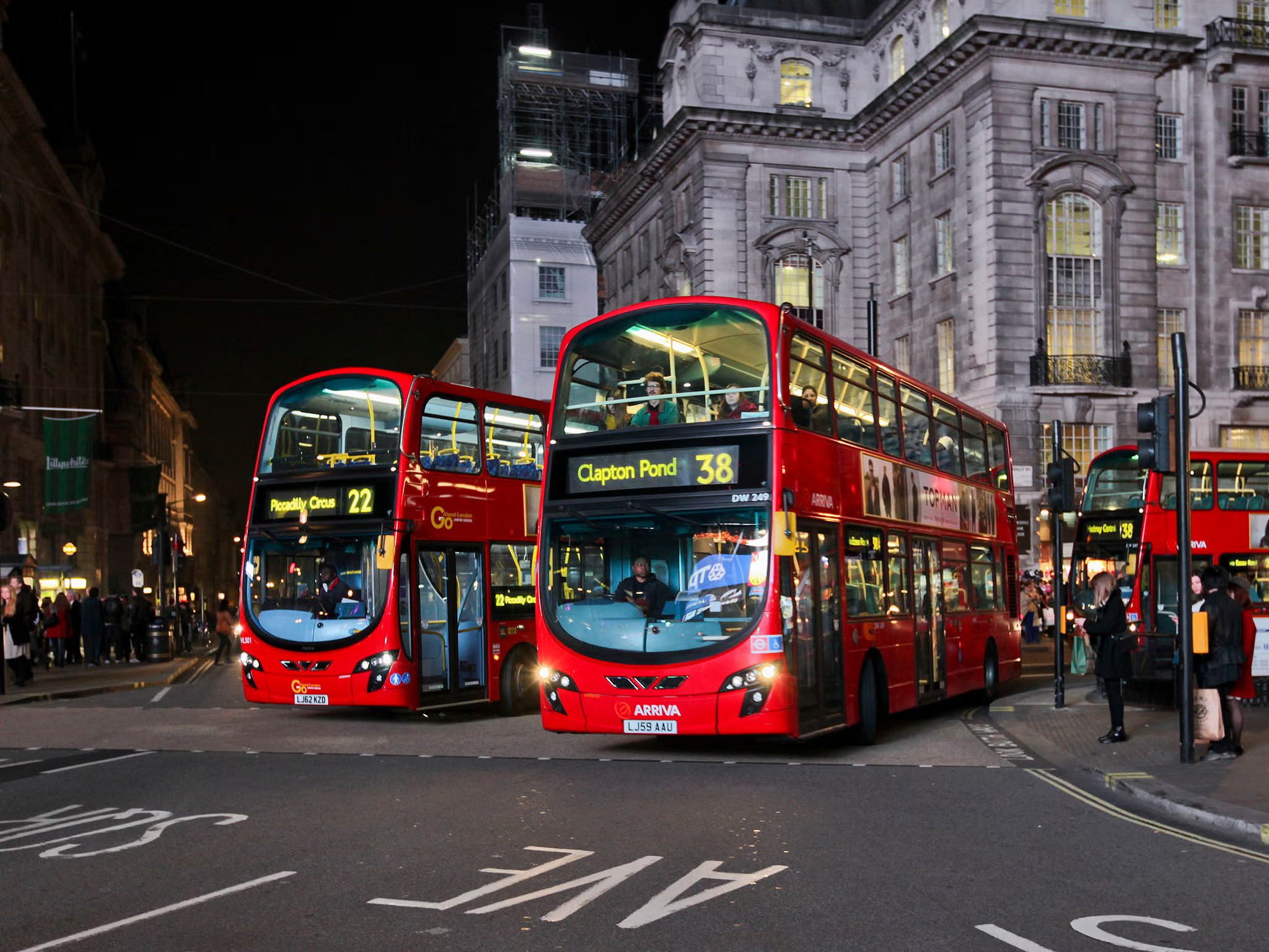 london night bus