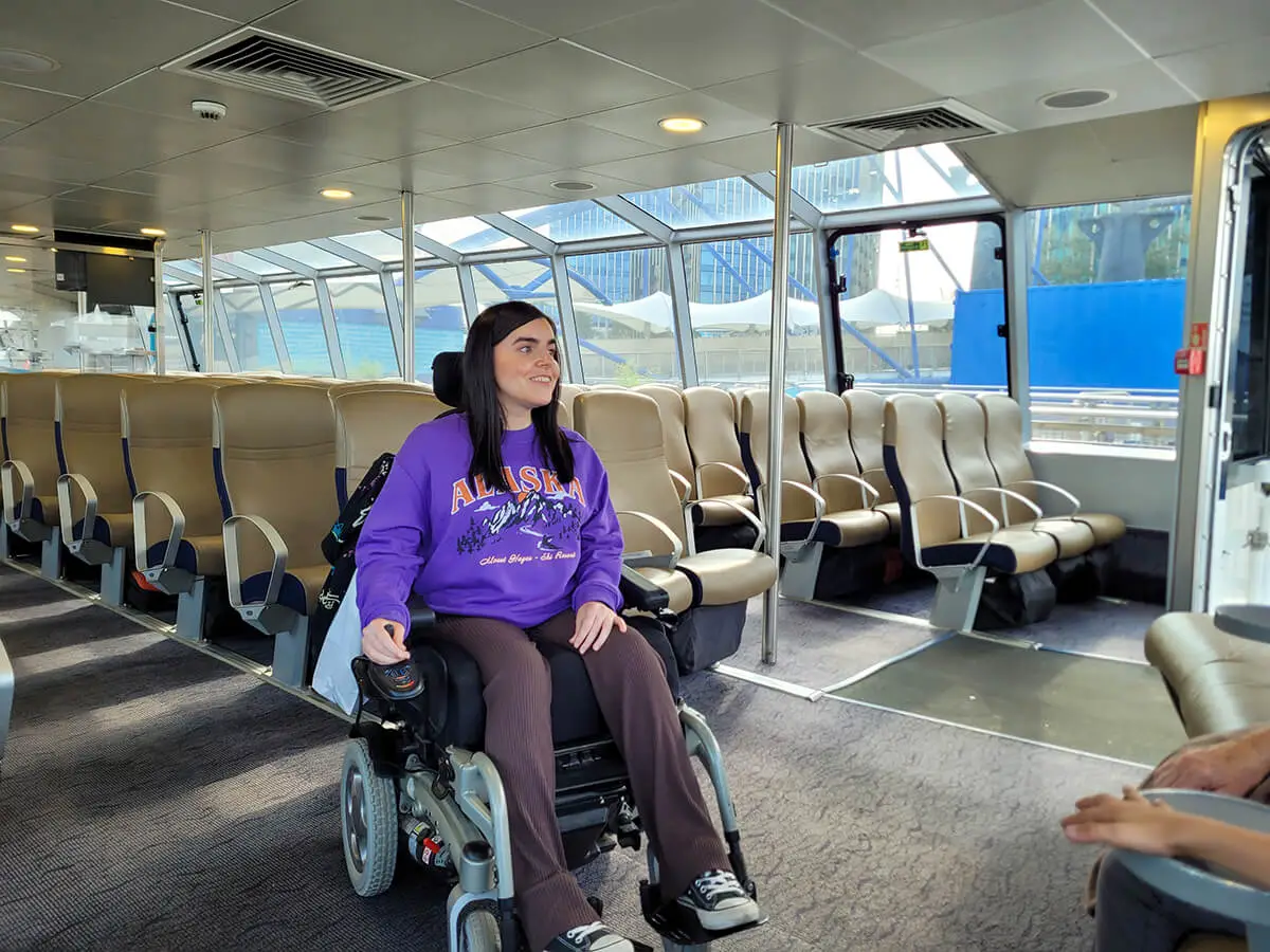 uber boat by thames clippers wheelchair accessible