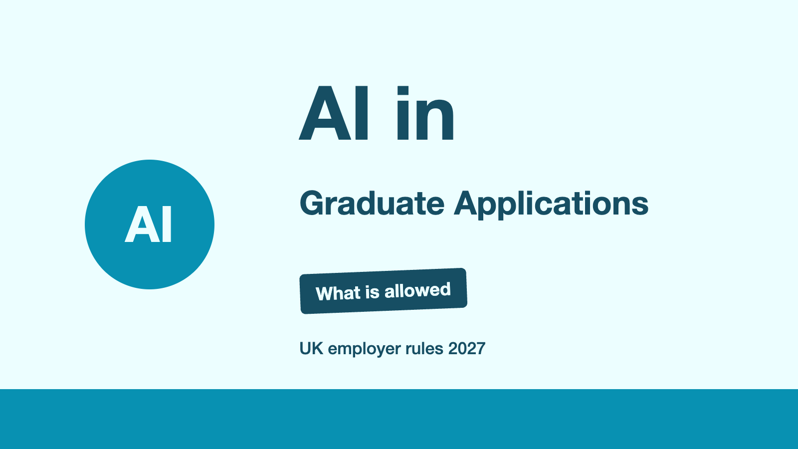 AI in graduate applications: what UK employers allow in 2027