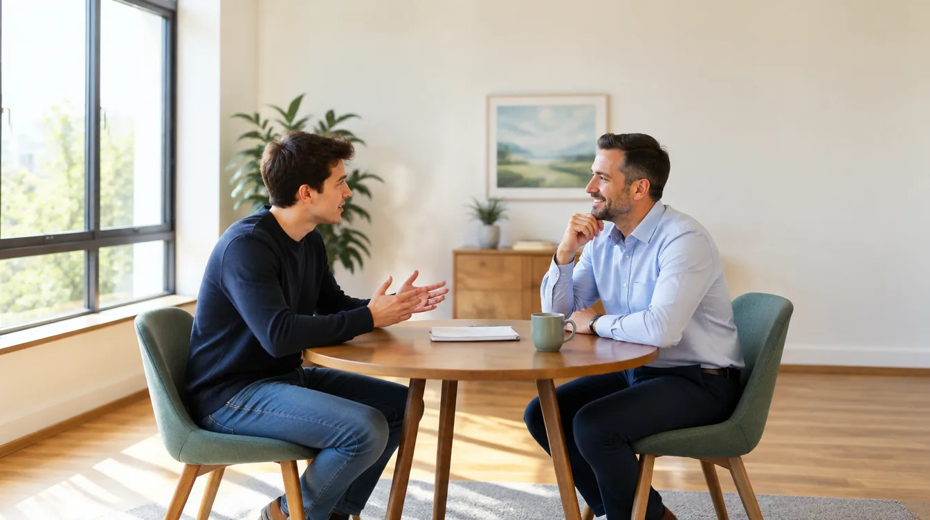 Candidate preparing for a Goldman Sachs graduate scheme Superday interview with a mentor