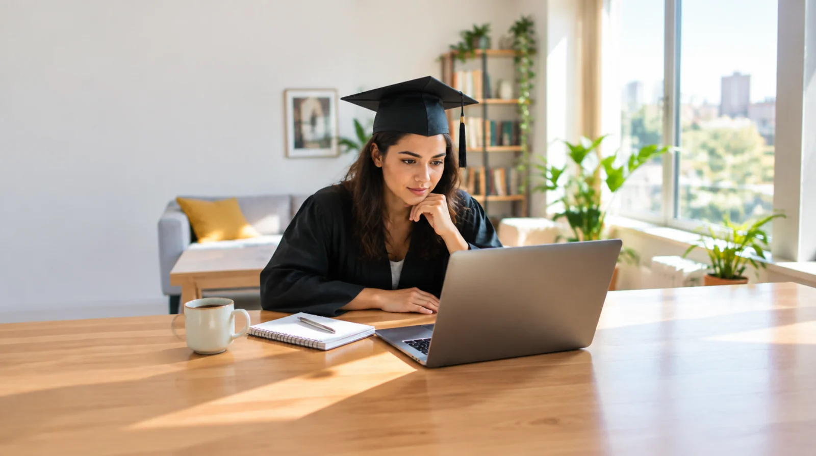 Watson Glaser test: graduate taking an online critical thinking test